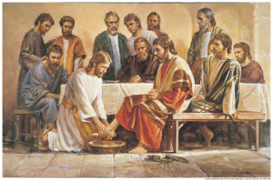 Imágenes de Jesús lavando los pies a sus apóstoles