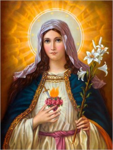 Imágenes del inmaculado corazón de María